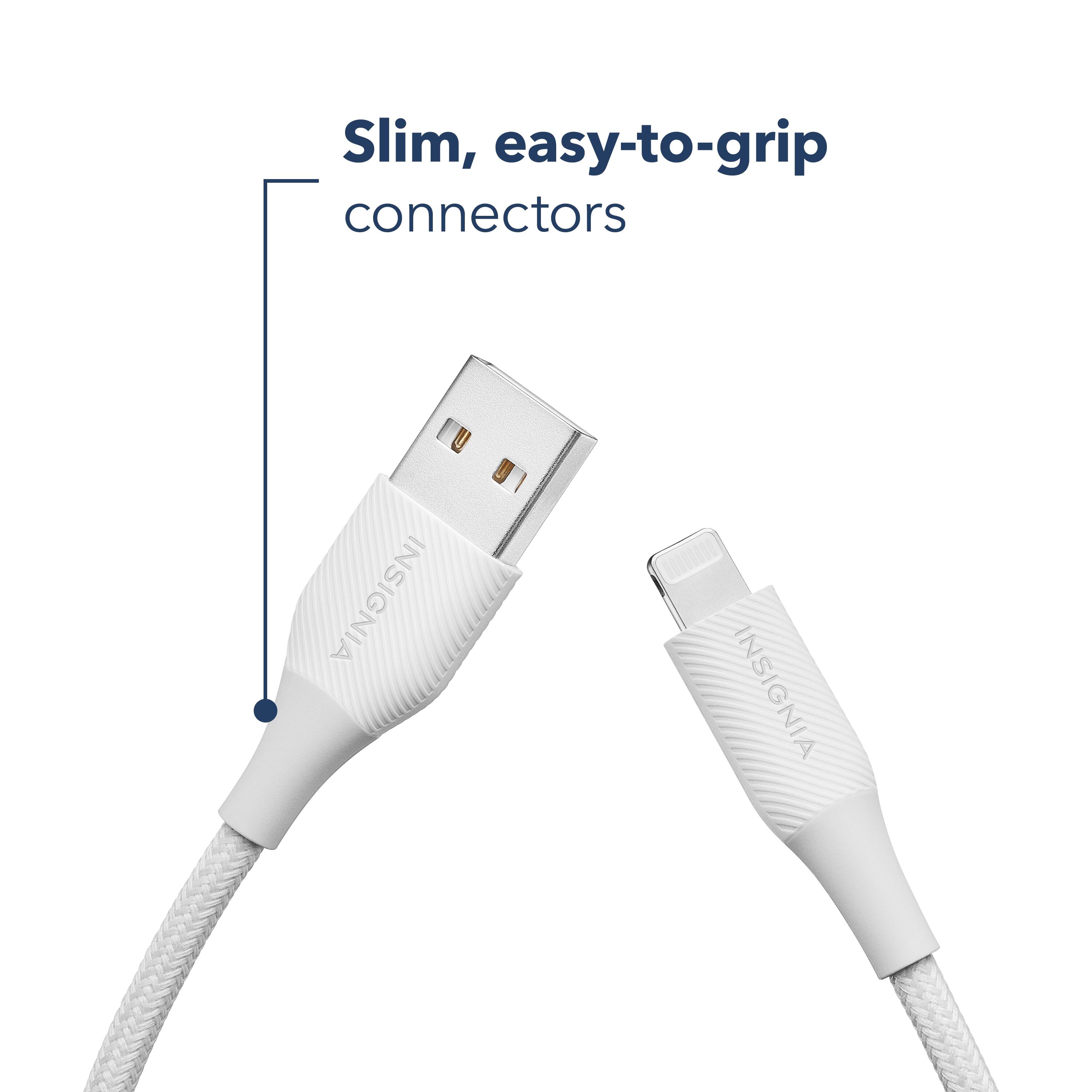 Slim, easy-to-grip connectors are used in the image.
