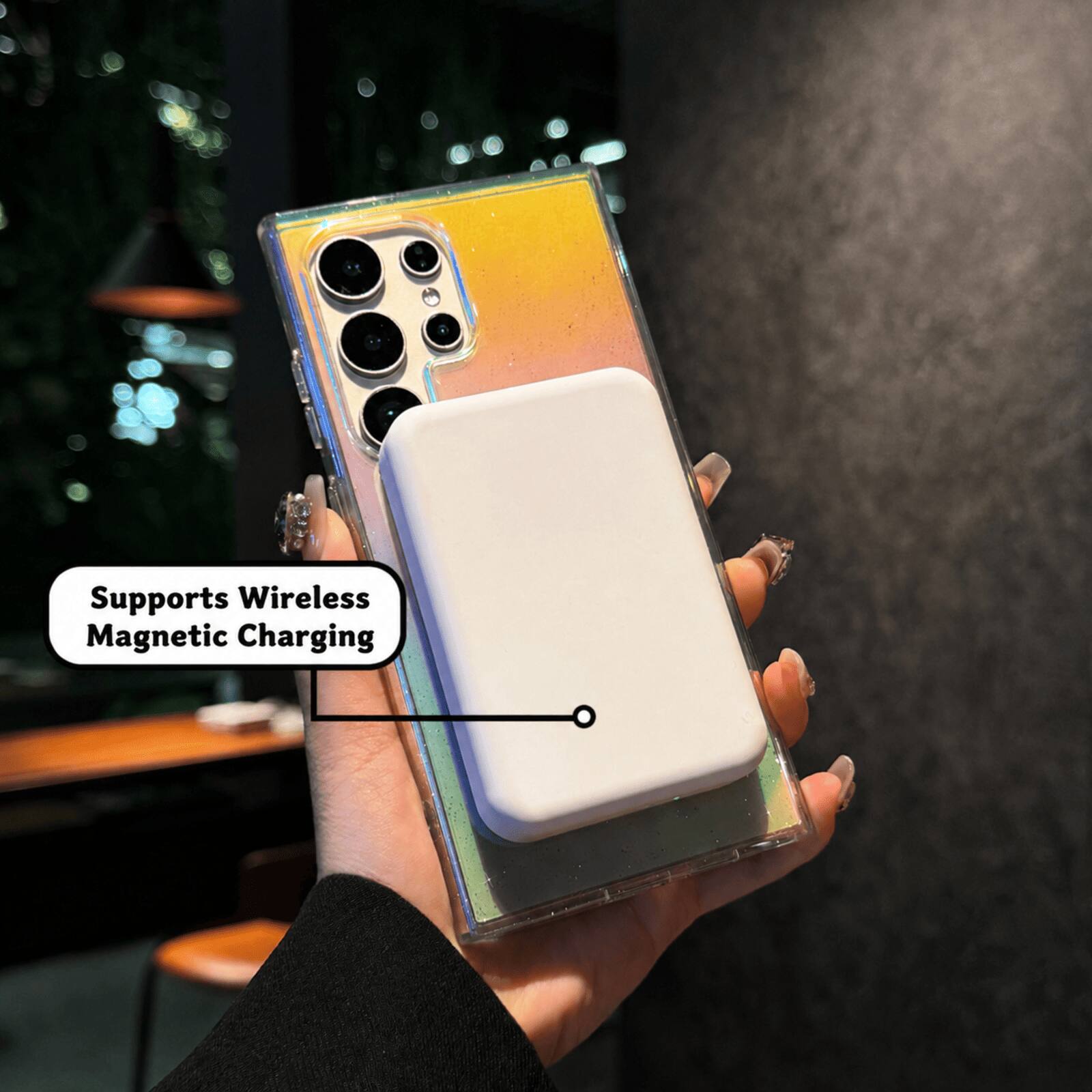 Supports Wireless Magnetic Charging