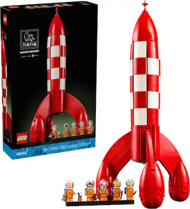 TINTIN MOON ROCKET
LEGO IDEAS 21367
1283 pcs/pzs
18+