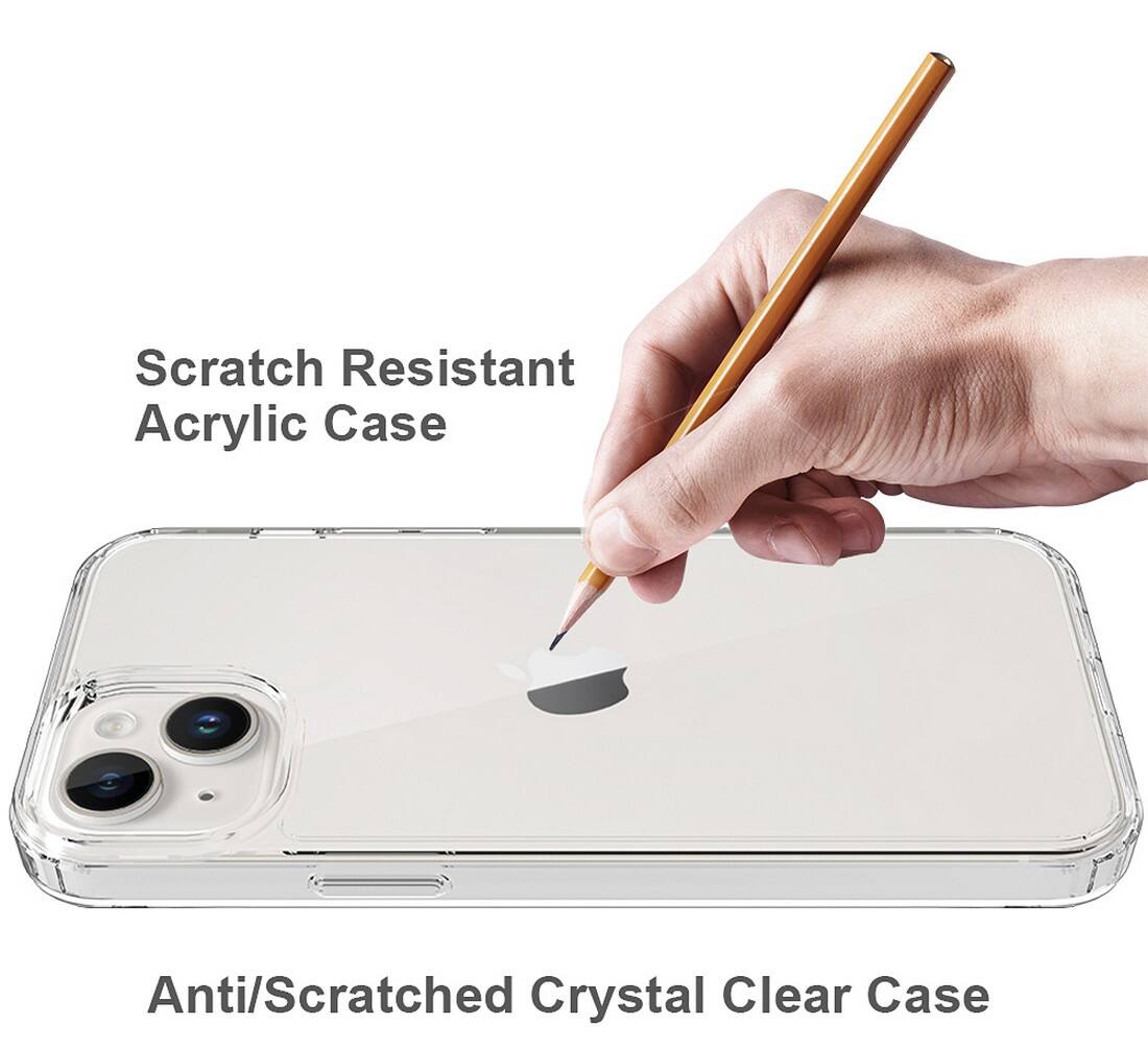 Scratch Resistant Acrylic Case  
Anti/Scratched Crystal Clear Case