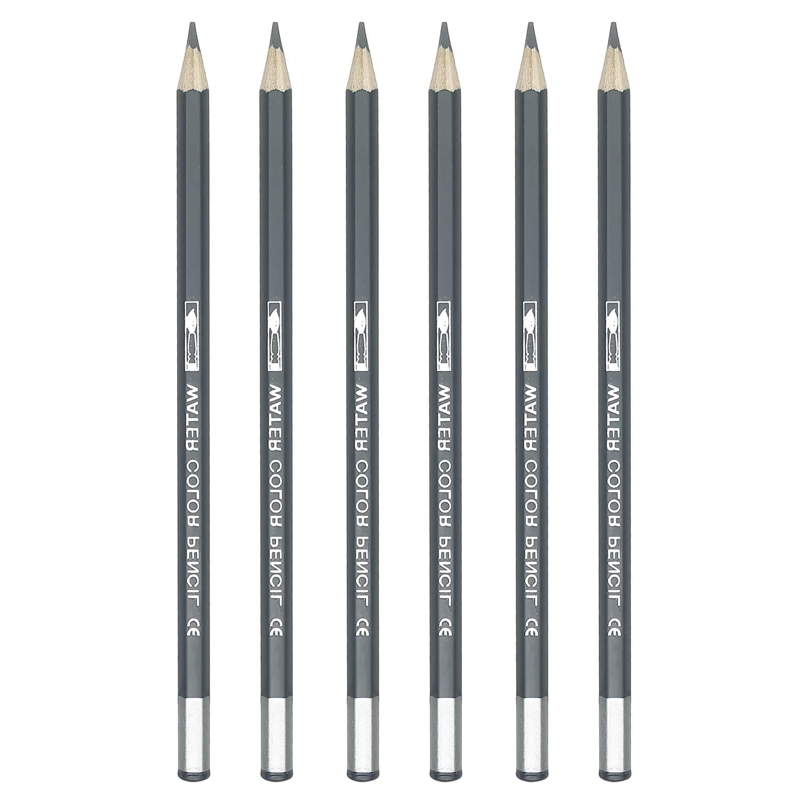 Unique Bargains - Watercolor Pencil, 6Pcs Water Soluble Pencils for Blending, Coloring, Sketch Drawing, Painting, Grey - Gray price history on PriceWatchPro