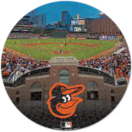 WinCraft - Baltimore Orioles Round 500-Piece Puzzle - Multicolor