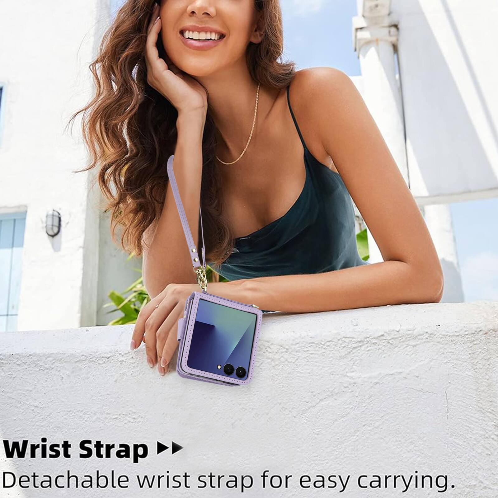 Wrist Strap  
Detachable wrist strap for easy carrying.