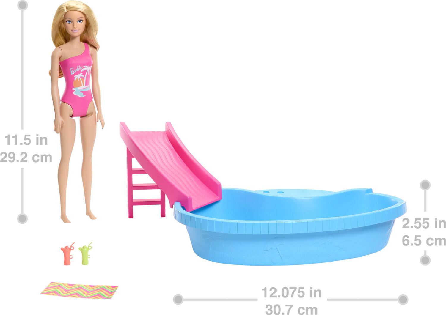 Barbie  
11.5 in / 29.2 cm  
2.55 in / 6.5 cm  
12.075 in / 30.7 cm