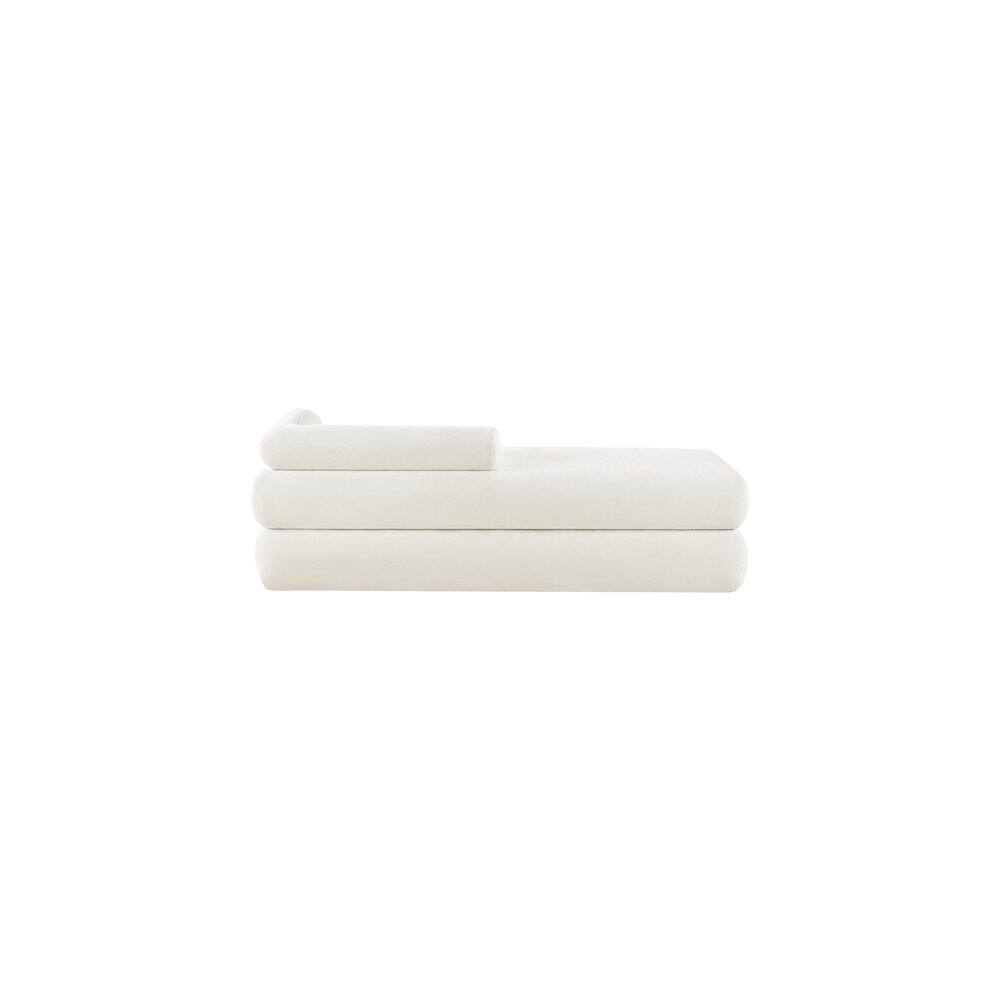 Alt View 4. Meridian Furniture - Kennedy Cream Chenille Fabric Bench - Beige.