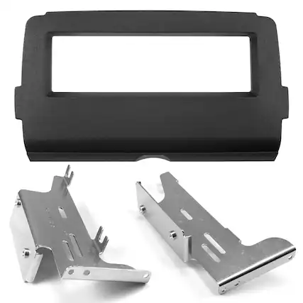 Front. Enrock - Enrock EHDRA14 Single DIN Dash Kit for Select 2014-UP Harley Davidson Batwing Fairing.