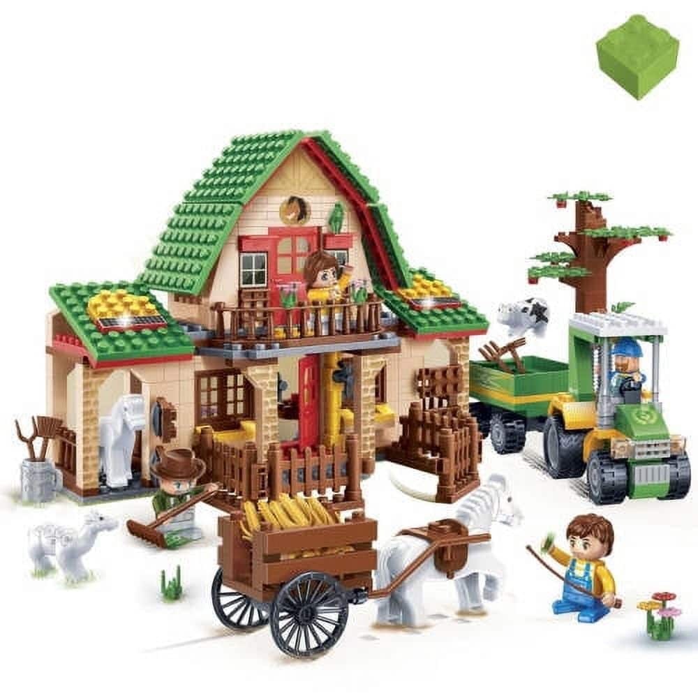 BanBao - Farm City Building Kit STEM Toy (541PCS) Building Set for Kids