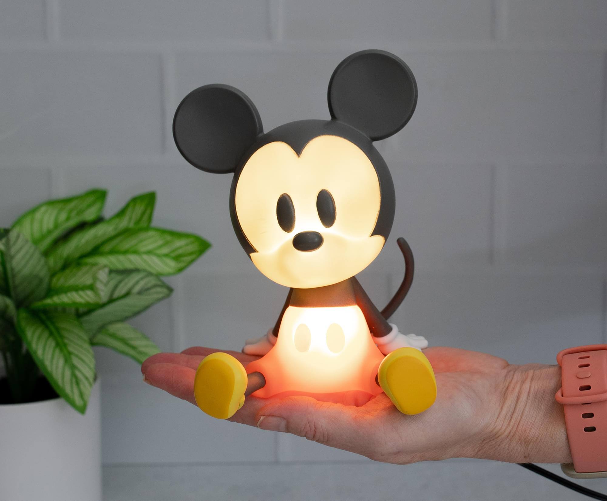 Alt View 10. Ukonic - Disney Mickey Mouse Figural LED Mood Light | 6 Inches Tall - Black.