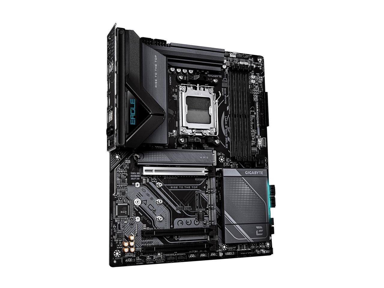 EAGLE  
RISE TO THE TOP  
HOMI  
GIGABYTE DONS JUMB Socket WIFN EAGLE XB70E PORTERS  
PORTOS NCEL  
REDIONA  
GIGABYTE  
RISE TO THE TOP  
E.ROLE  
REV:1.0  

1381  
US83.2