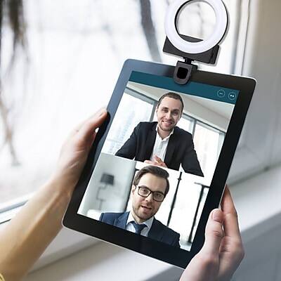 Alt View 3. OTM Essentials - Universal Ring Light, Black (OB-A1A) - Black.