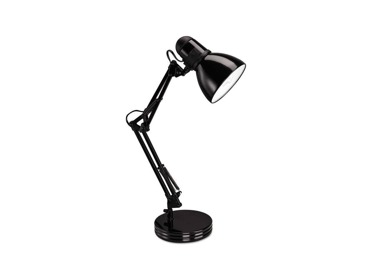 Alt View 6. Alera - Architect Desk Lamp, Adjustable Arm, 22"H, Black.