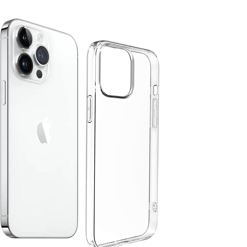 Qixxronics - Phone Cover for iPhone 13 Pro Case Shockproof Phone Case for iPhone 13 Pro - Clear