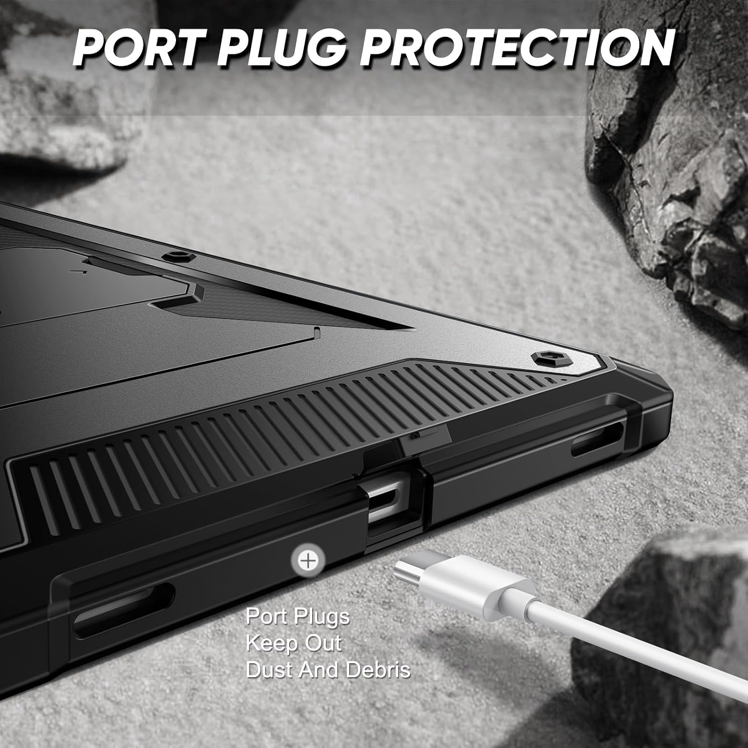 PORT PLUG PROTECTION  
Port Plugs Keep Out Dust And Debris