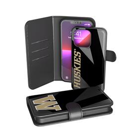 Keyscaper - NCAA - Washington Huskies iPhone Wallet Case - 14 - Multicolor