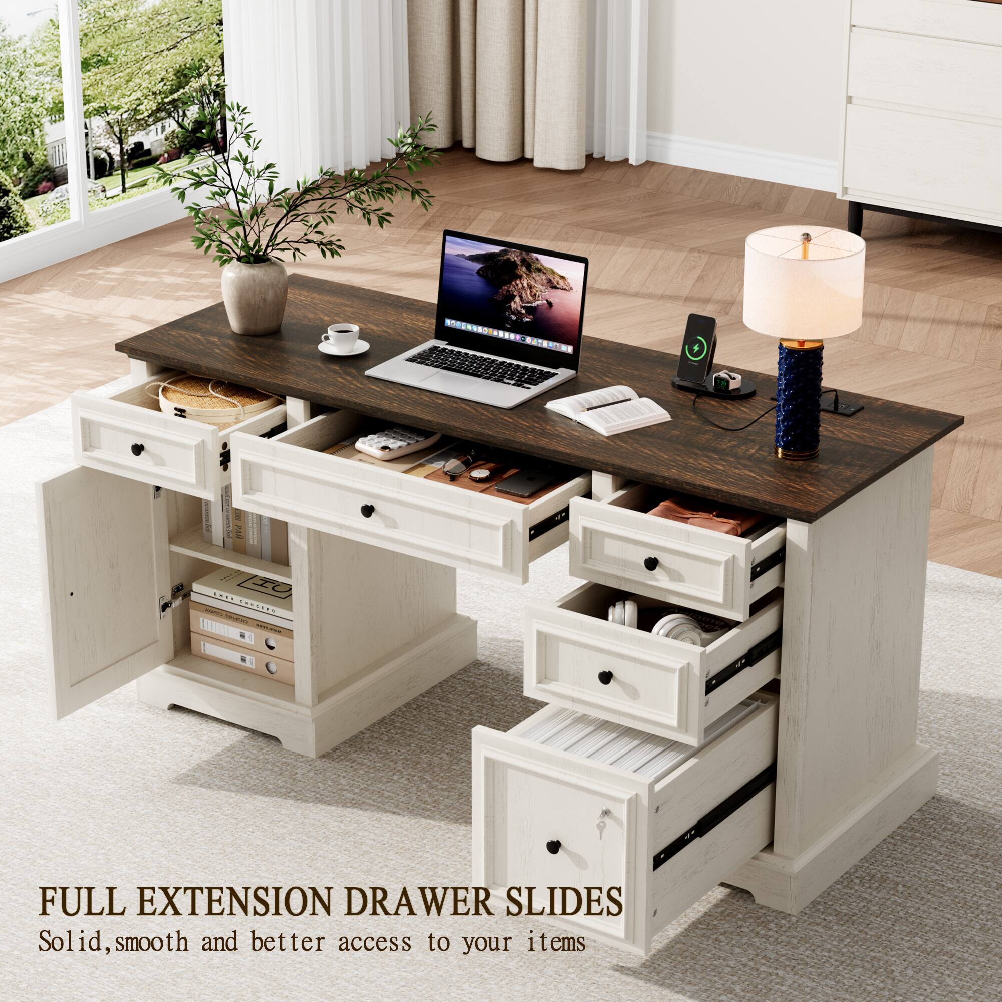 FULL EXTENSION DRAWER SLIDES  
Solid, smooth and better access to your items