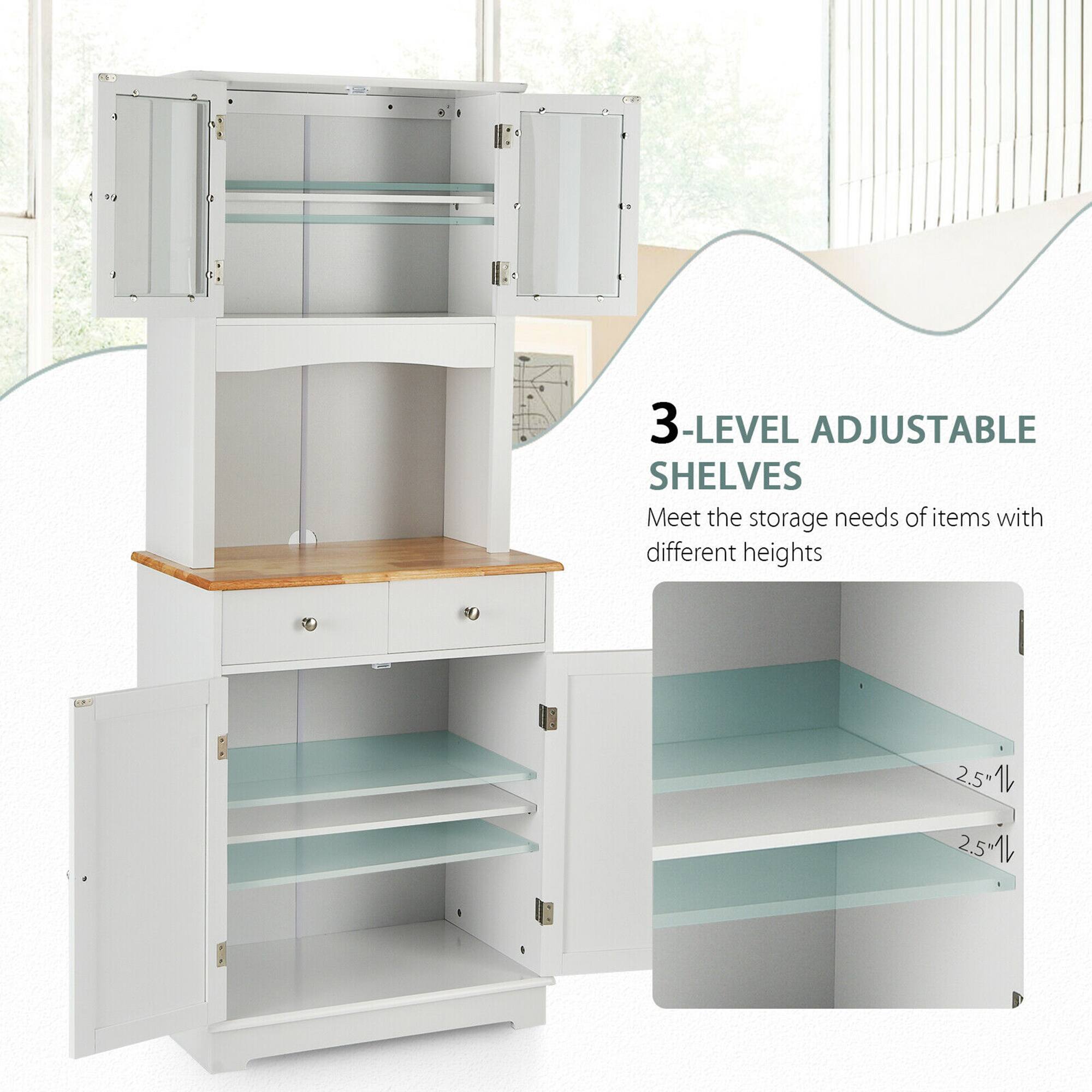3-LEVEL ADJUSTABLE SHELVES
Meet the storage needs of items with different heights
2.5"1
2.5"MV