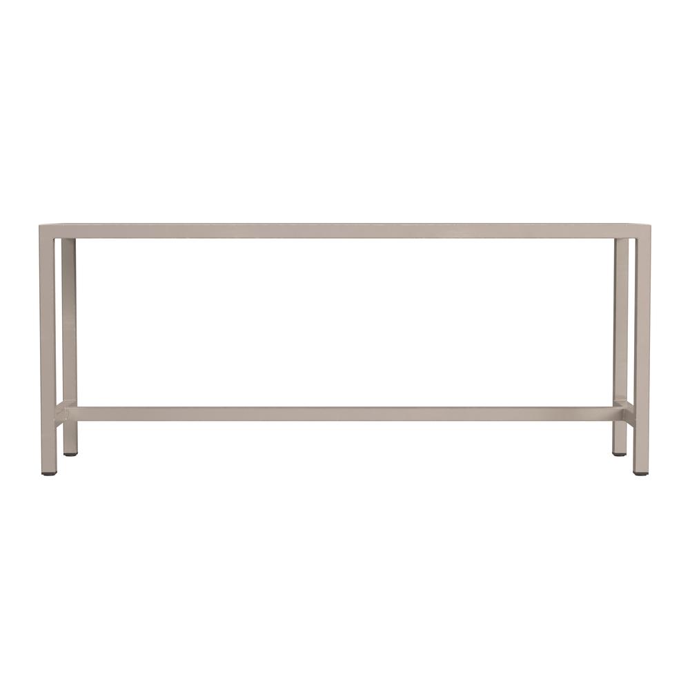 Left. Butler Specialty - Tribeca Iron 43.5"W Bench - Silver.