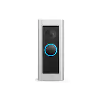 Ring - Wired Doorbell Pro Smart WiFi Video Doorbell - Satin Nickel - Front_Zoom