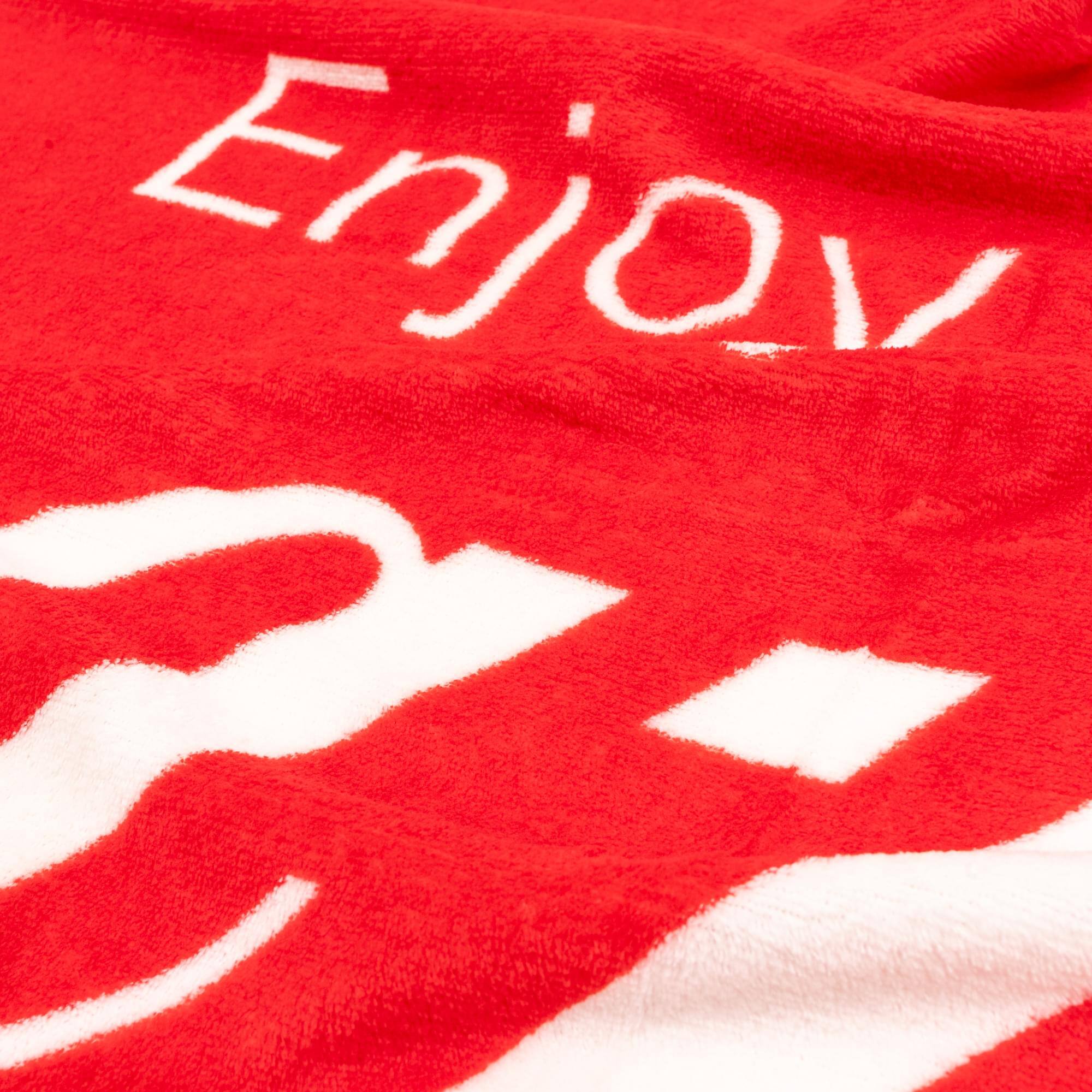 Alt View 1. Silver Buffalo - Coca-Cola Classic Logo Fleece Throw Blanket | 45 x 60 Inches - Red.