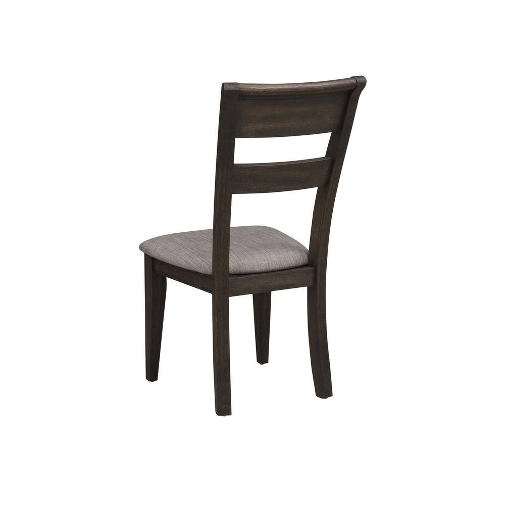 Alt View 1. Liberty Furniture Industries - Double Bridge Splat Back Side Chair (RTA)-Set of 2 in Dark Chestnut - Brown.