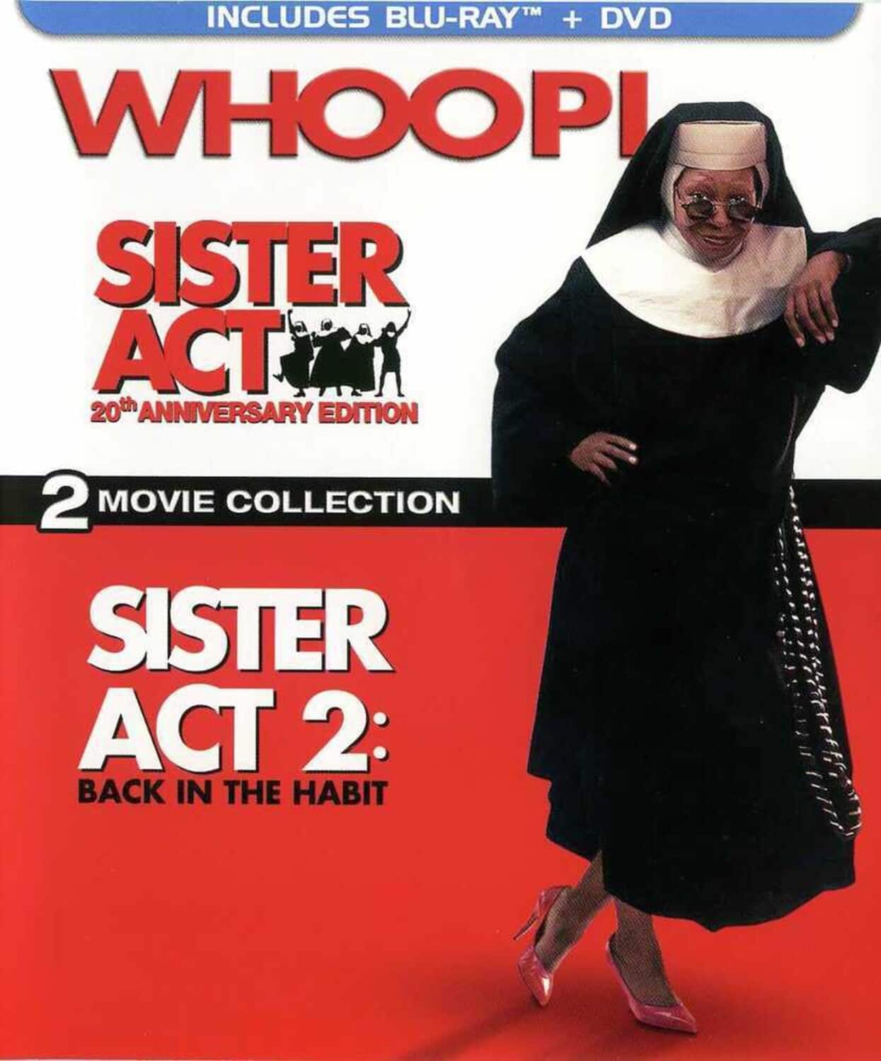 Front. Sister Act / Sister Act 2: Back in the Habit   - BLU-RAY.