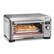 Left. Hamilton Beach - Professional Sure-Crisp .55 Cubic Foot Air Fry Digital Toaster Oven - STAINLESS STEEL.