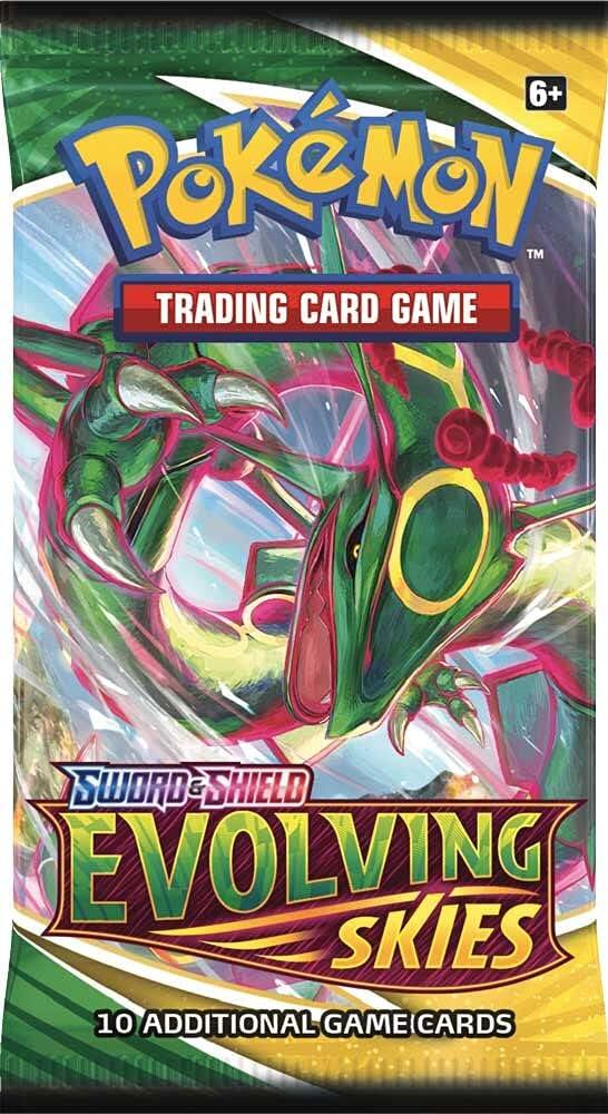 6+ Pokémon™ Trading Card Game Sword & Shield Evolving Skies 10 Additional Game Cards