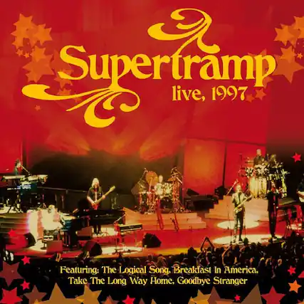 Supertramp live, 1997
Featuring: The Logical Song, Breakfast In America, Take The Long Way Home, Goodbye Stranger