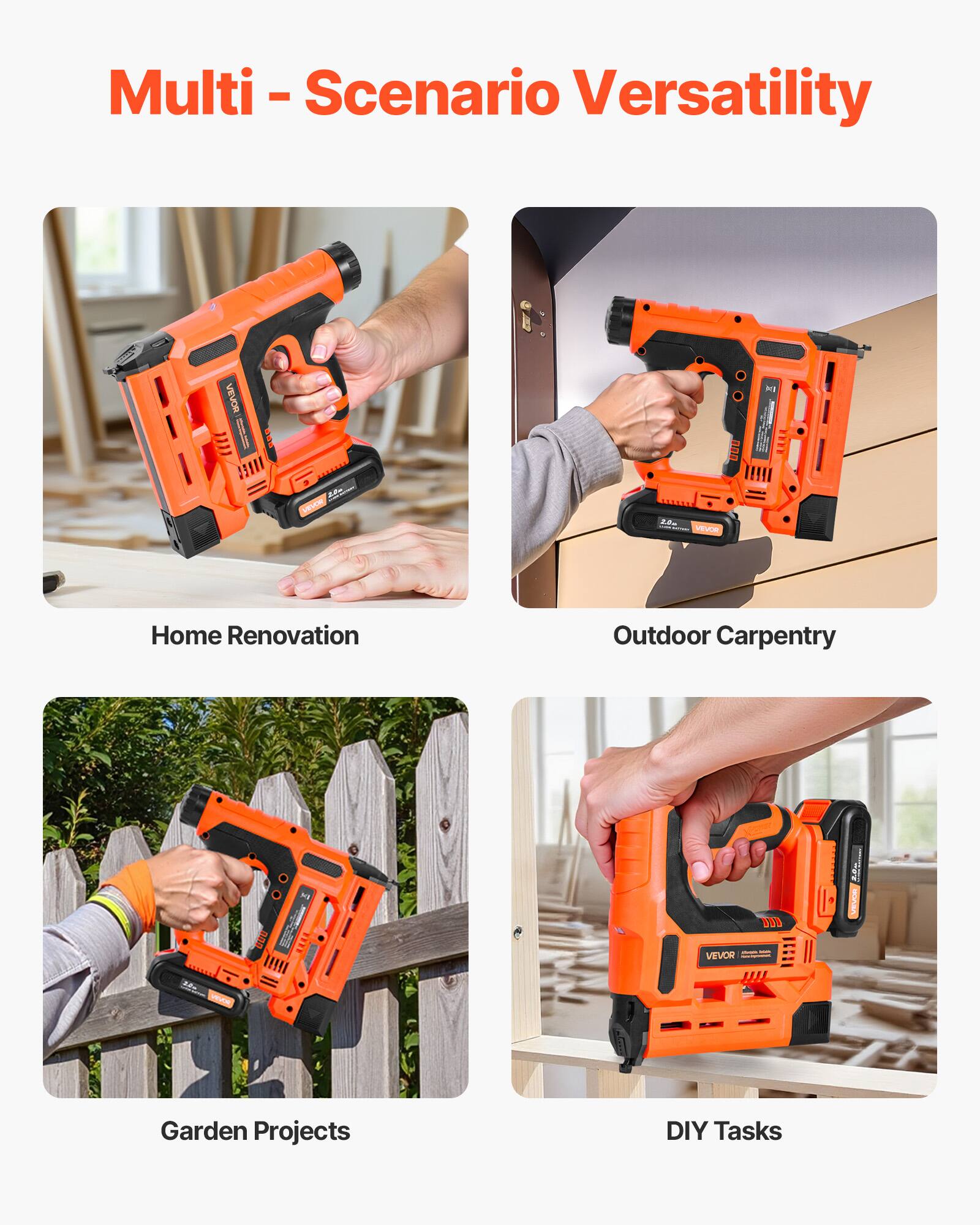 Multi-Scenario Versatility

Home Renovation
Outdoor Carpentry
Garden Projects
DIY Tasks