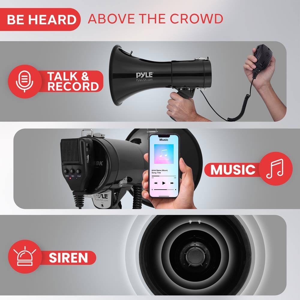 BE HEARD ABOVE THE CROWD

TALK & RECORD

MUSIC

SIREN