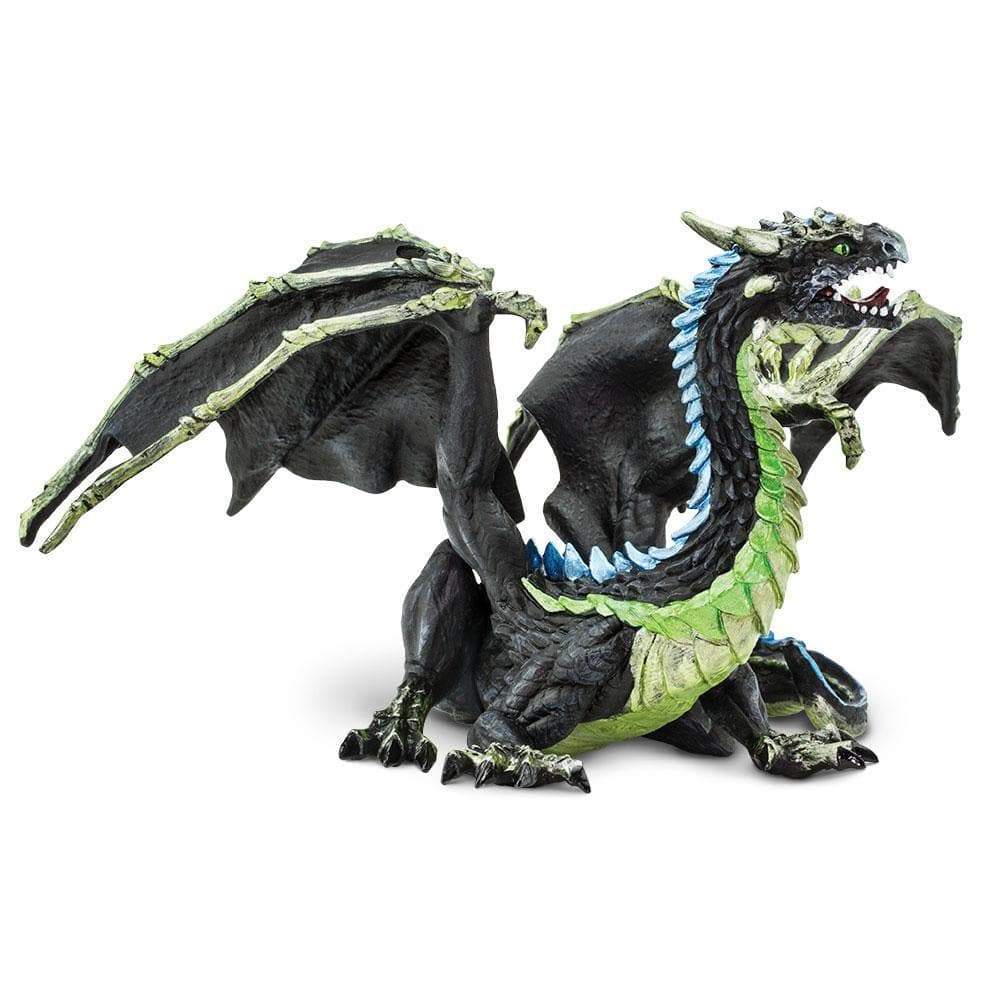 Angle. Safari Ltd. - Fog Dragon Toy Figurine.