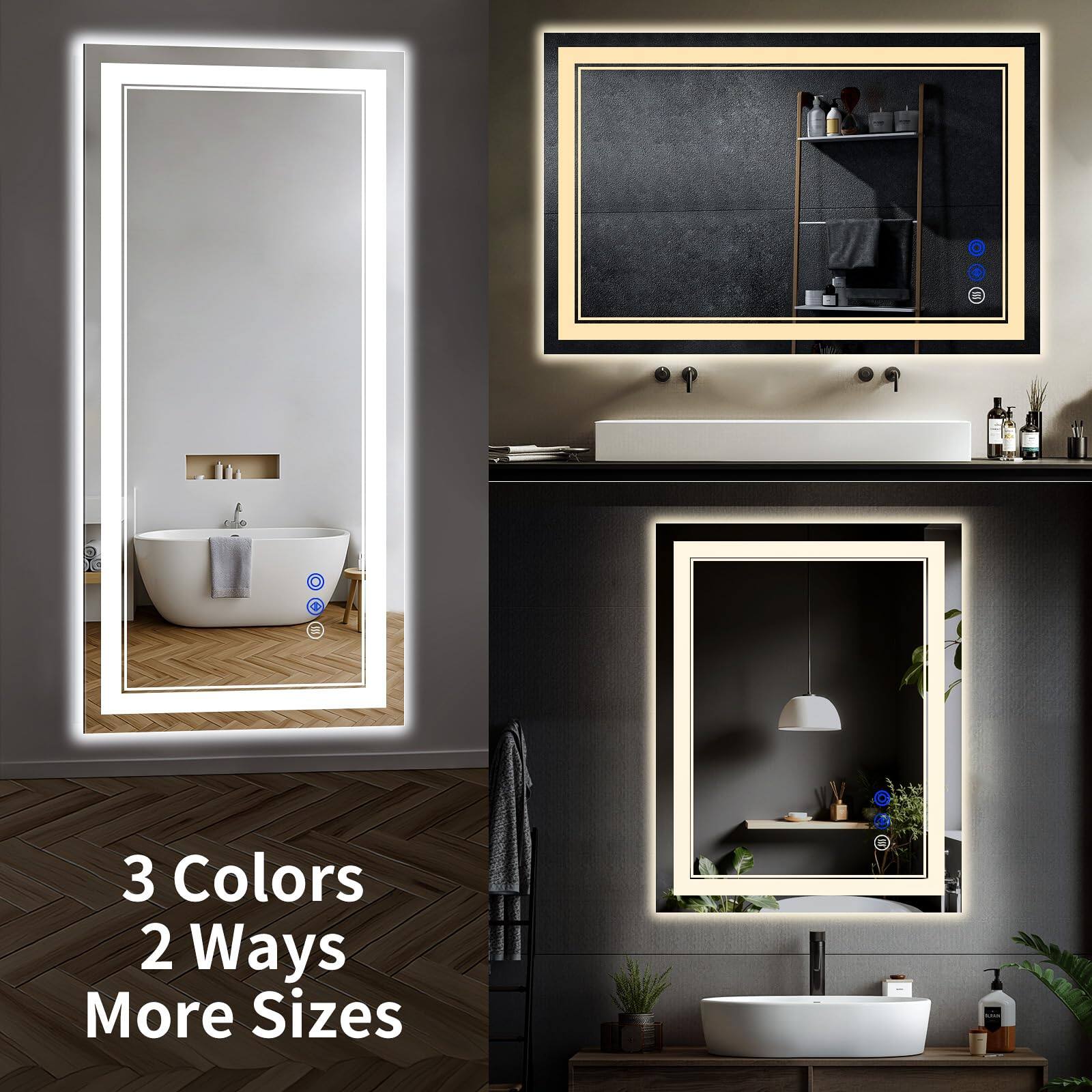 3 Colors  
2 Ways  
More Sizes