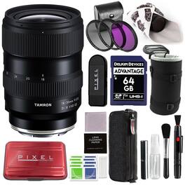 Tamron - 16-30mm f/2.8 Di III VXD G2 Lens For Sony E Mount with Advance Accessories and Travel Bundle | AFA064S700 - Black