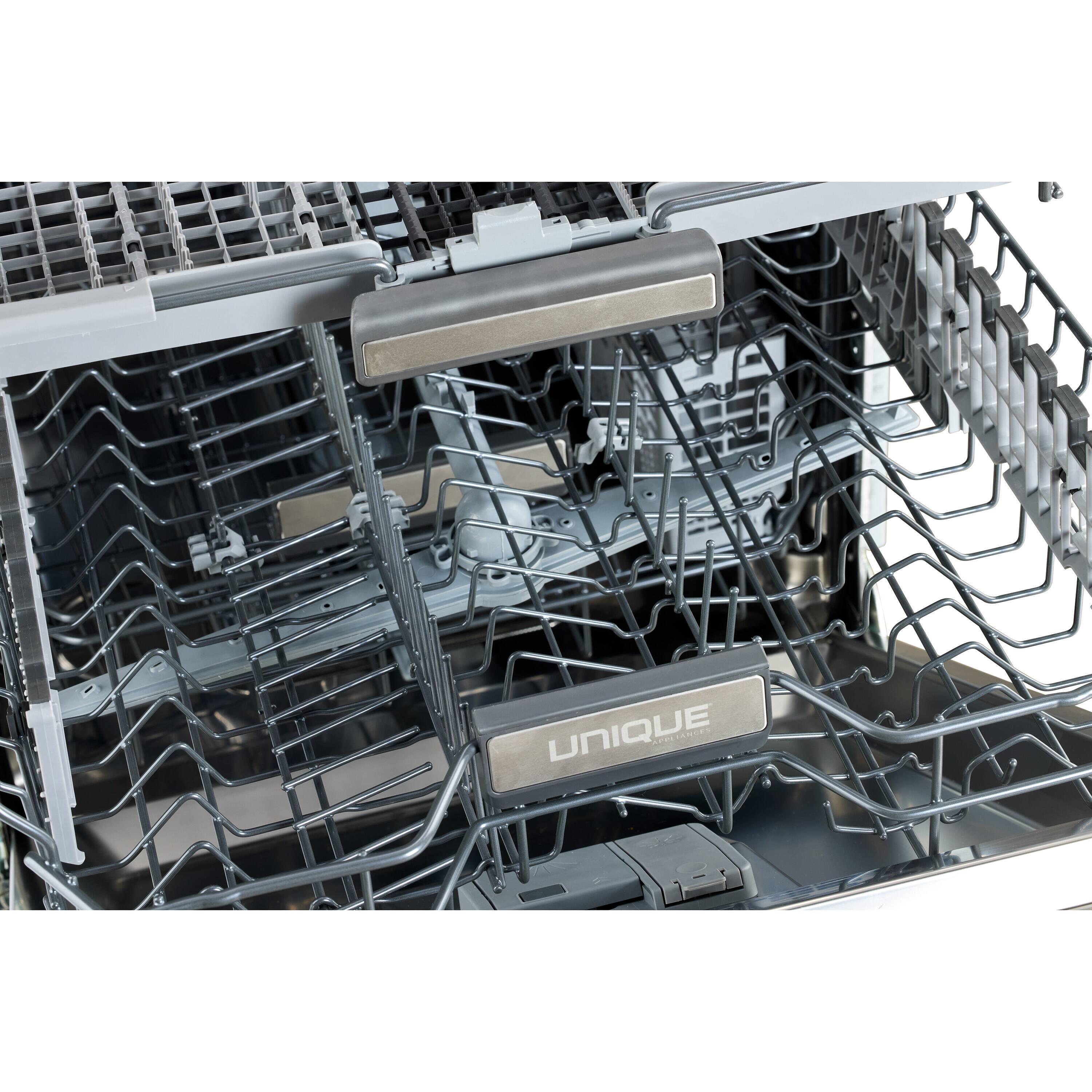 Alt View 13. Unique Appliances - 24" Classic Retro Panel Ready Top Control Dishwasher, 42 dBa - Marshmallow White.