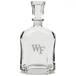 Jardine - Wake Forest Demon Deacons 23.75oz. Crystal Whiskey Decanter - Multicolor