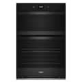 Whirlpool - 30 inch 6.4 Total Cu. Ft. Combo Wall Oven with Air Fry When Connected - Black