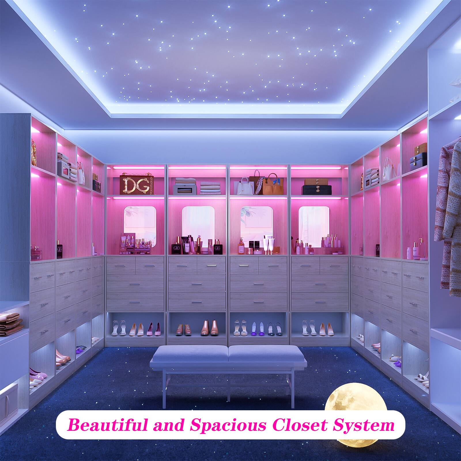 DG  
Beautiful and Spacious Closet System