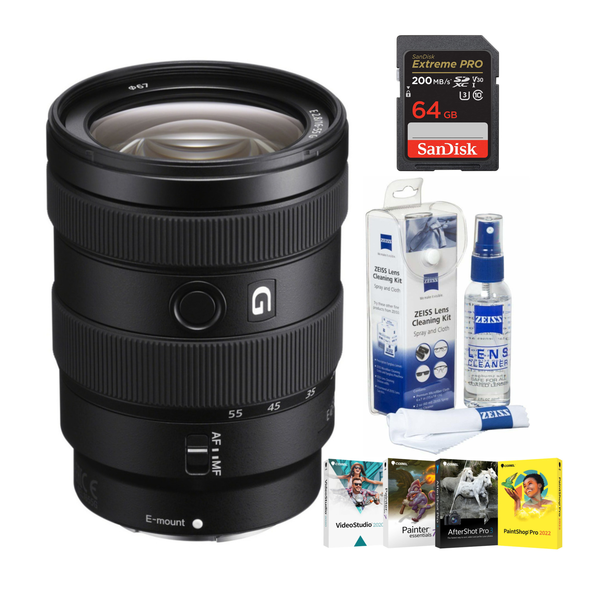 Sony E SONY E 16-55mm F2.8 G SEL1655G 16-55mm F2.8 G Lens