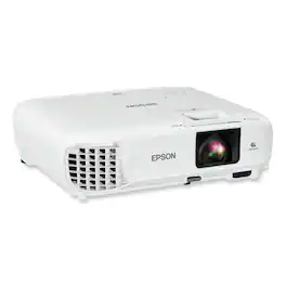 Epson - V11H985020 PowerLite 119W 4000 lm 1280 x 800 Pixels 1.2X Zoom 3 LCD WXGA Classroom Projector - White