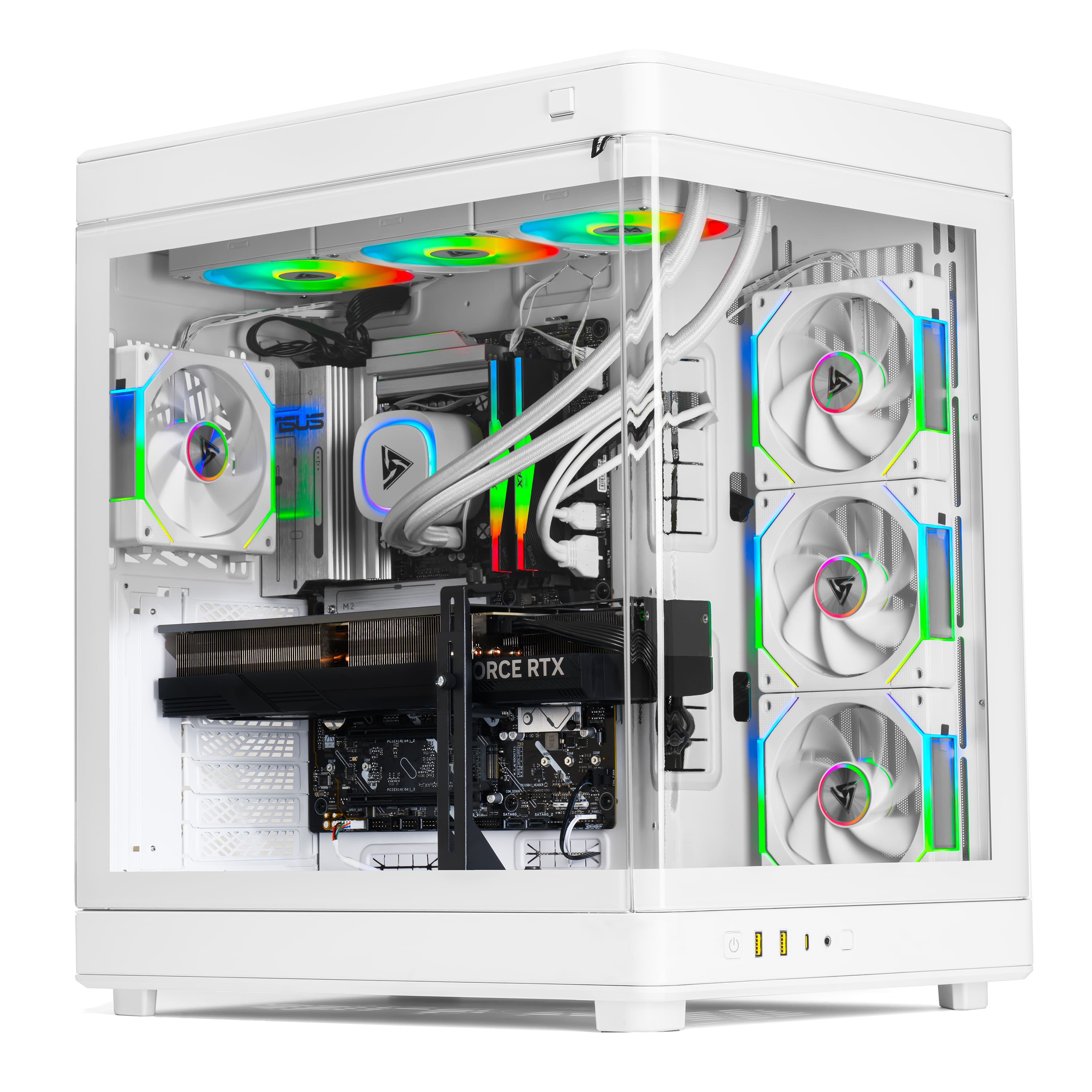 STORMCRAFT - Gaming PC WIZARD INTEL Core i9 14900KF NVIDIA RTX 5070 TI 2TB SSD 32GB 6000MHz RGB 360mm AIO Windows 11 Home - White