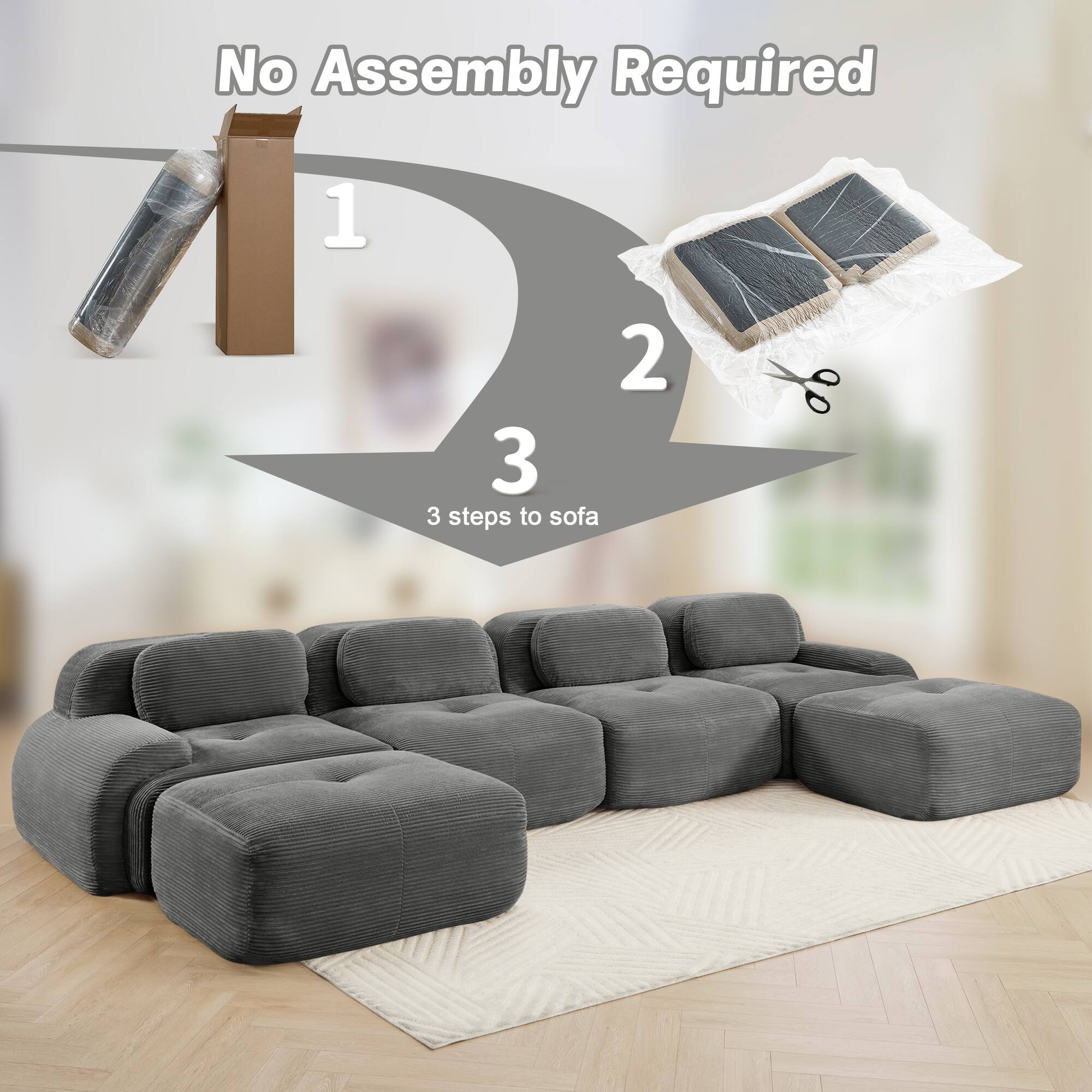 No Assembly Required

1
2
3

3 steps to sofa