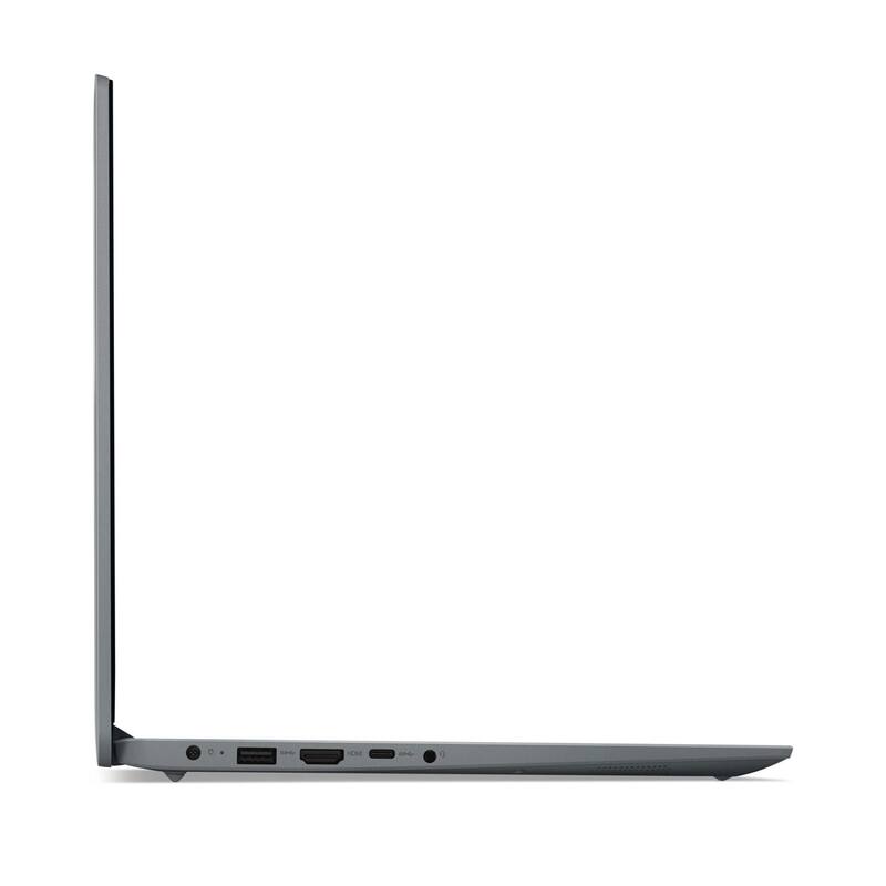 Alt View 3. Lenovo - Lenovo IdeaPad 1 15.6" HD Laptop,Intel N4500,12GB RAM,512GB SSD+128GB eMMC,Num Pad, Webcam,Win 11,Grey - Grey.