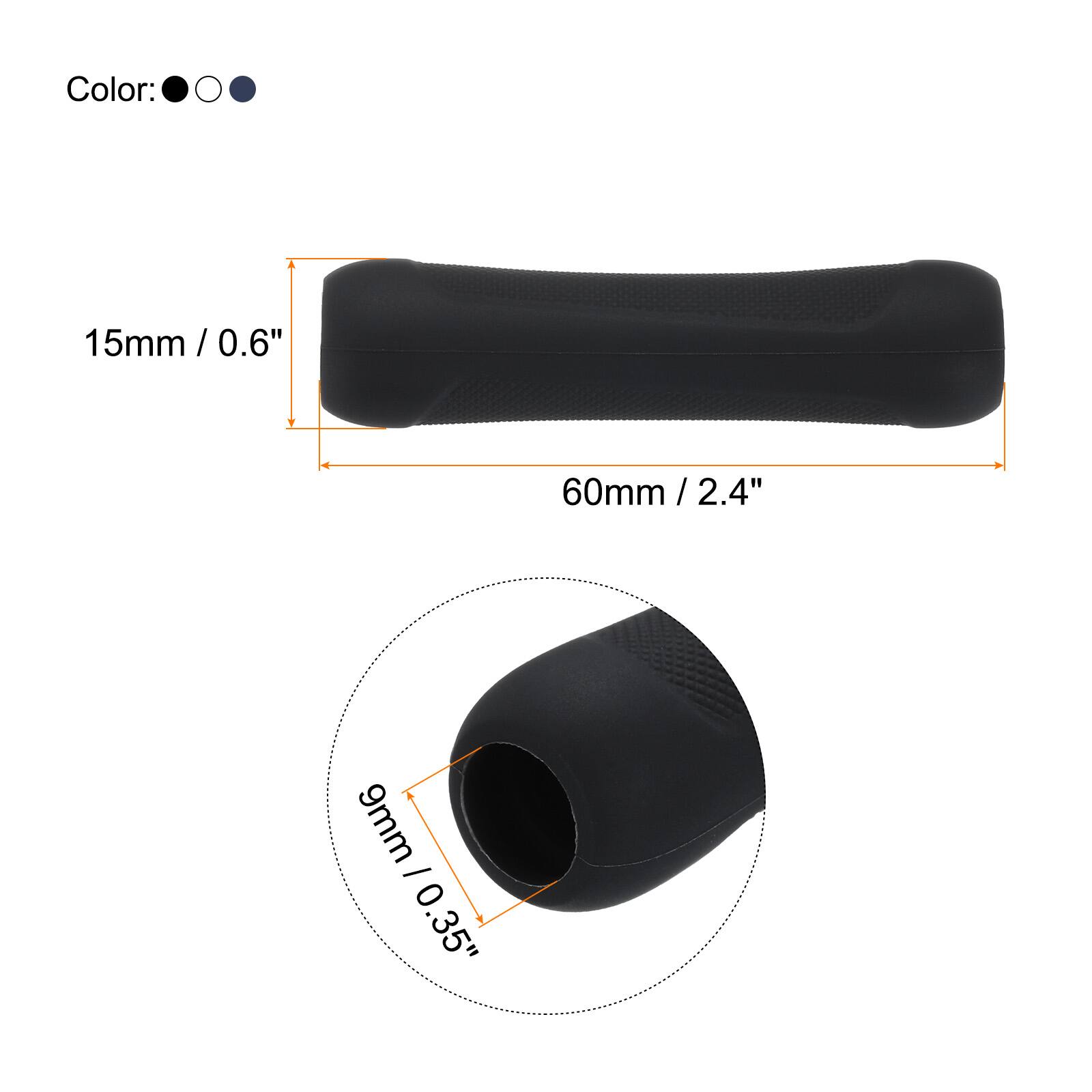 Color: 15mm / 0.6"  
60mm / 2.4"  
9mm / 0.35"