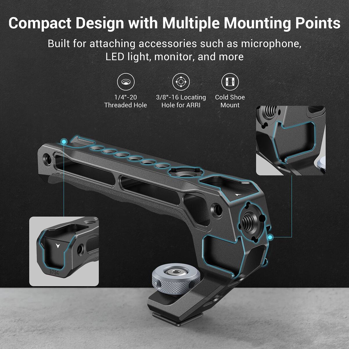 Smallrig 3764 Top Handle with Cold Shoe - Best Buy