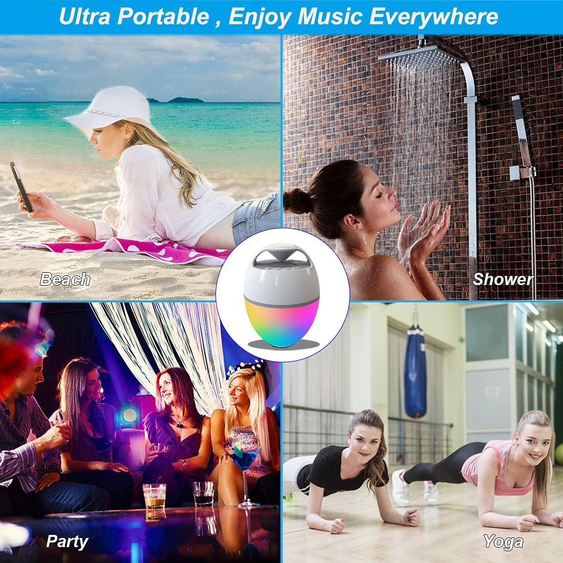Ultra Portable, Enjoy Music Everywhere

Beach  
Shower  
Party  
Yoga