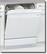 Angle Standard. Whirlpool - 24" Built-In Dishwasher - White-on-White.