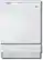 Front Standard. Whirlpool - 24" Built-In Dishwasher - White-on-White.