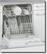 Alt View Standard 3. Whirlpool - 24" Built-In Dishwasher - White-on-White.