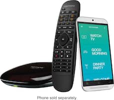 Logitech - Harmony Companion (Remote Control and Smart Hub) - Black - Front_Zoom
