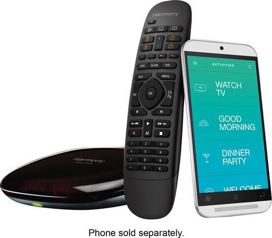 Logitech Harmony Companion Remote Control And Smart Hub Black 915 Best Buy Logitech Harmony Companion Remote Control And Smart Hub Black 915 Best Buy